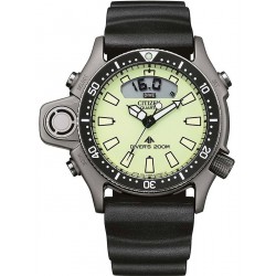 Citizen Promaster Aqualand Divers Black Rubber Strap JP2007-17W