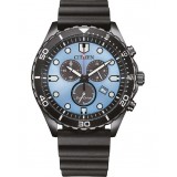 Citizen Eco-Drive Chronograph Black Rubber Strap AT2567-18L