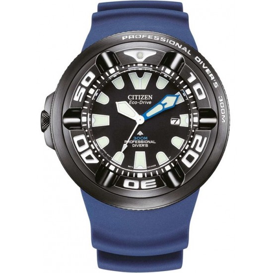 Citizen Promaster Eco-Drive Divers Blue Rubber Strap BJ8055-04E
