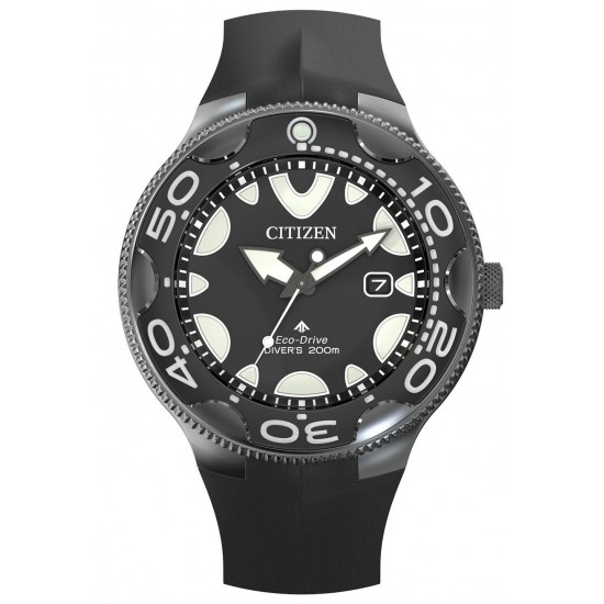 Citizen Promaster Eco-Drive Black Rubber Strap BN0235-01E
