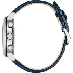 Citizen Eco-Drive Chronograph Blue Leather Strap CA7069-16A