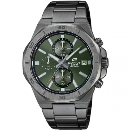 CASIO EDIFICE CHRONOGRAPH STAINLESS STEEL BRACELET EFV-640DC-3AVUEF