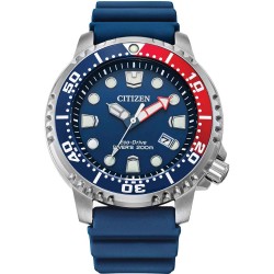 CITIZEN PROMASTER ECO-DRIVE BLUE RUBBER STRAP BN0168-06L
