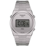 Tissot T-Classic PRX Chronograph Digital Time Silver Bracelet T1374631103000