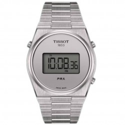 Tissot T-Classic PRX Chronograph Digital Time Silver Bracelet T1374631103000