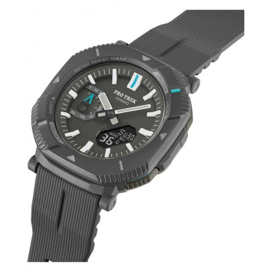 Casio Protrek Solar Dual Time Chronograph Black Biosourced Strap PRJ-B001-1ER