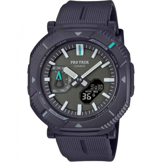 Casio Protrek Solar Dual Time Chronograph Black Biosourced Strap PRJ-B001-1ER
