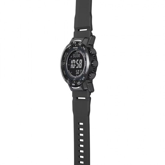 CASIO Protrek Tough Solar χρονογράφος με μαύρο λουράκι PRW-35Y-1BER