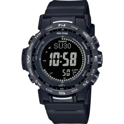 CASIO Protrek Tough Solar χρονογράφος με μαύρο λουράκι PRW-35Y-1BER