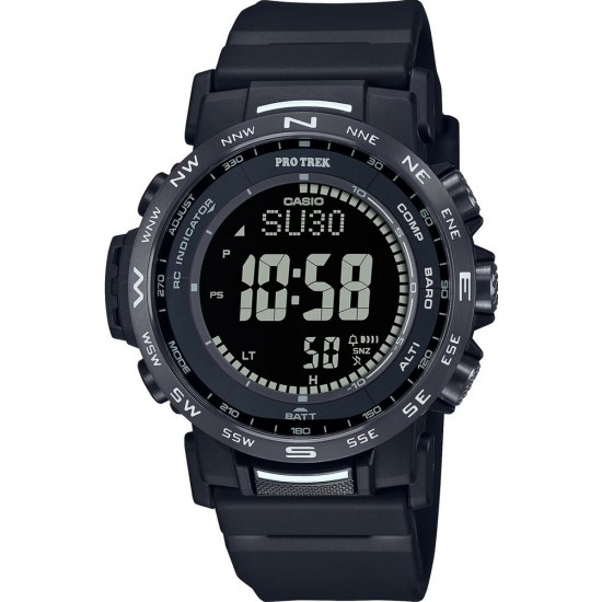 CASIO Protrek Tough Solar χρονογράφος με μαύρο λουράκι PRW-35Y-1BER