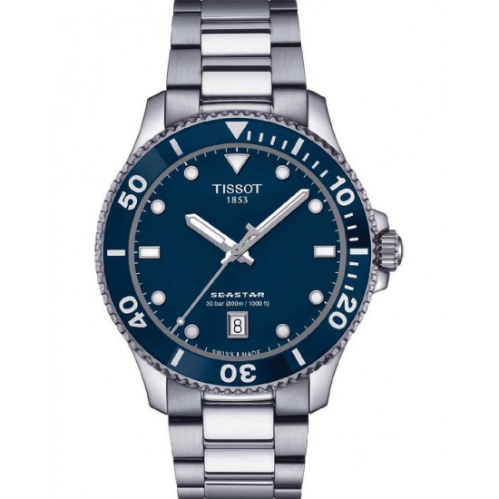 Tissot T-Sport Seastar Silver Stainless Steel Bracelet T1204101104100