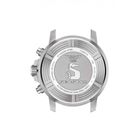 TISSOT T-SPORT SEASTAR CHRONOGRAPH SILVER STAINLESS STEEL BRACELET T1204171104100