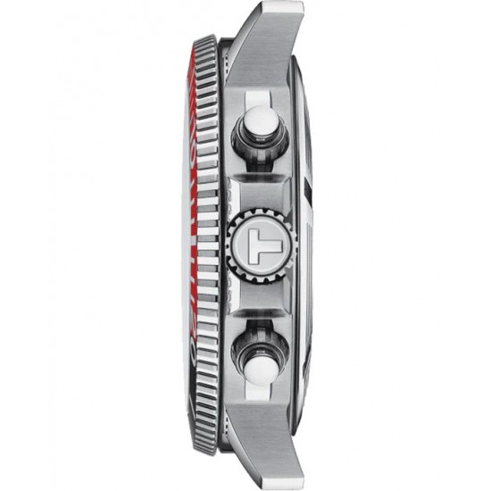 TISSOT Seastar Chronograph Silver Stainless Steel Bracelet T1204171105101