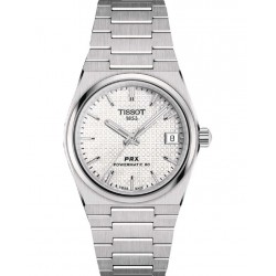 TISSOT T-Classic PRX Powermatic 80 Automatic Silver Stainless Steel Bracelet T1372071111100