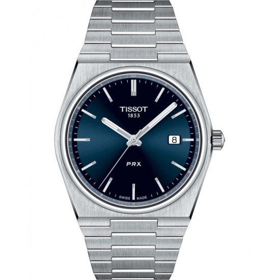 TISSOT T-Classic PRX  Silver Stainless Steel Bracelet T1374101104100