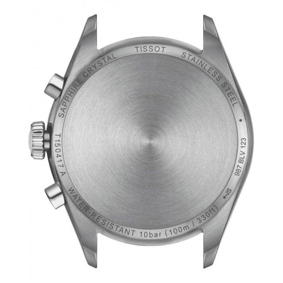 TISSOT T-Classic PR 100 Chronograph Silver Stainless Steel Bracelet T1504171135100