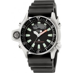 Citizen Promaster Aqualand Divers Black Rubber Strap JP2000-08E