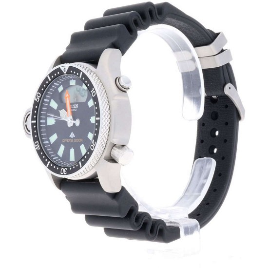 Citizen Promaster Aqualand Divers Black Rubber Strap JP2000-08E